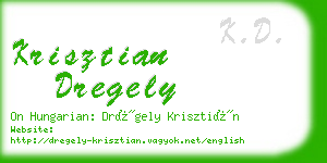 krisztian dregely business card